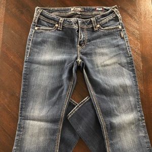 Silver Suki Mid-Rise Super Skinny